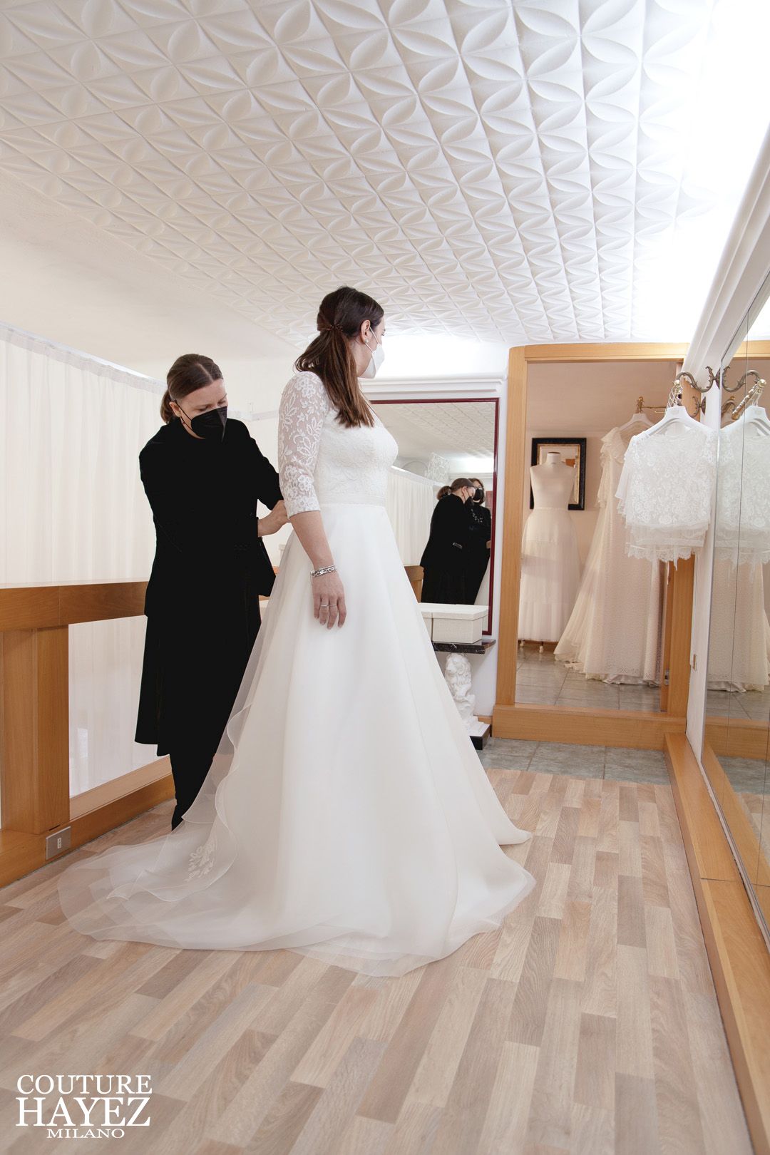 Coprispalle sposa organza di maniche corte perfetto per matrimonio estivo